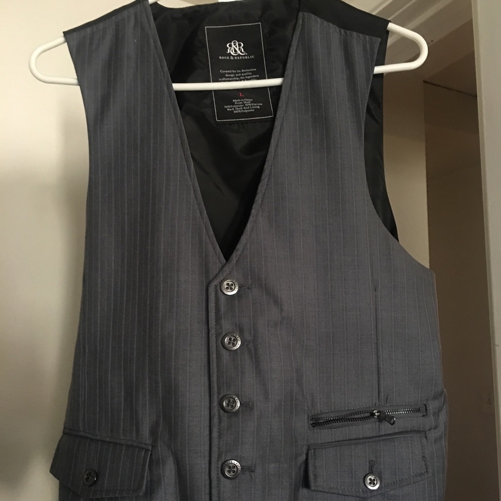 Grey vest
